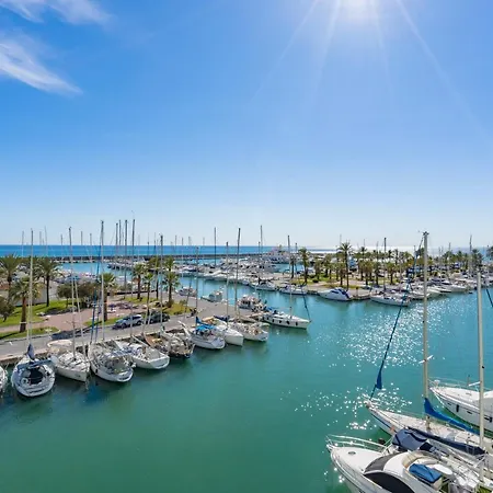Puerto De Vacacional Con Vistas Al Mar Y Yates Tres 2 Baños * Benalmádena